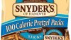 Snyder’s Of Hanover Gluten Free Pretzel Sticks 100 Calorie Pack (3×7.2 Oz)